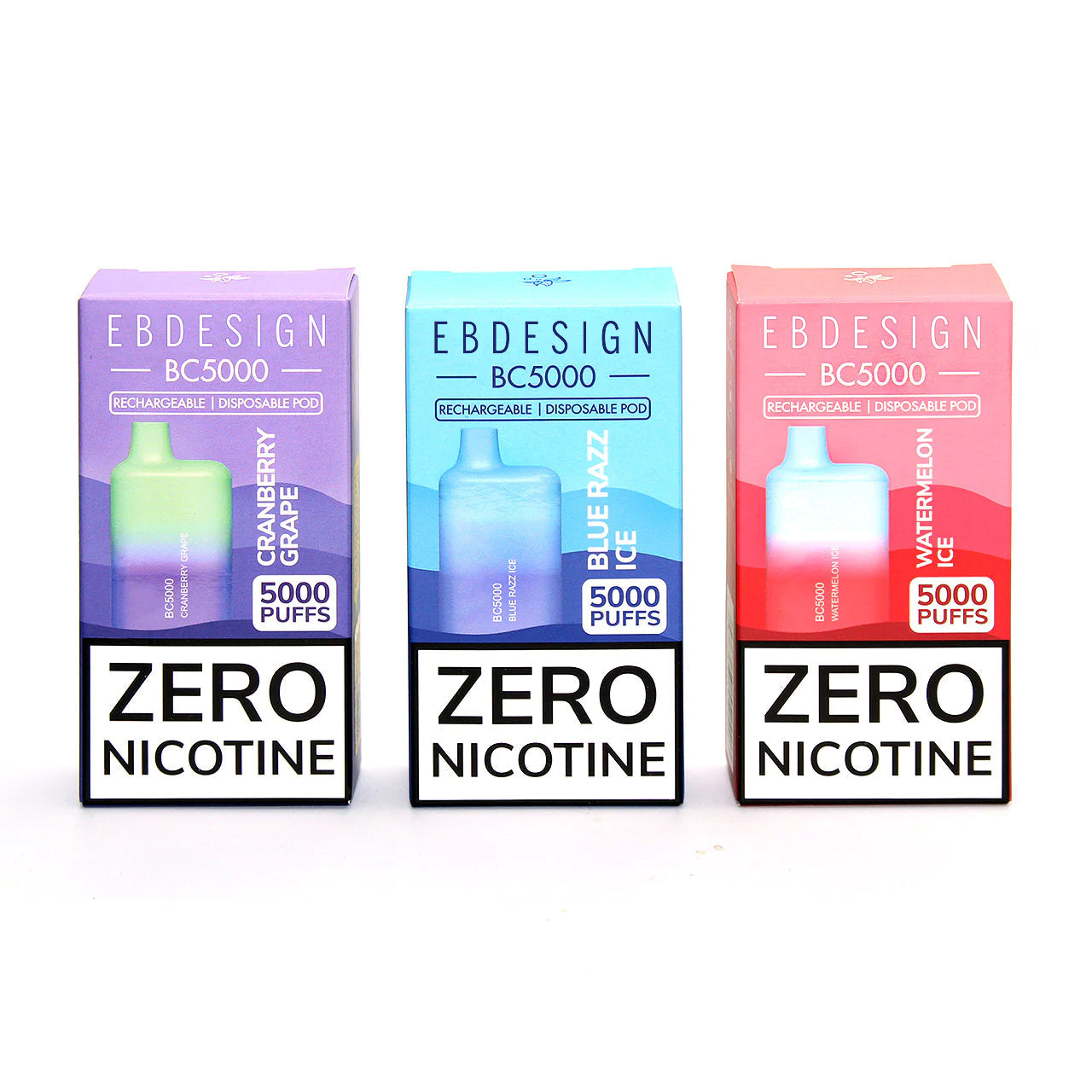 EB DESIGN BC5000 Zero Nicotine | 0% Nicotine FREE