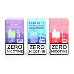EB DESIGN BC5000 Zero Nicotine | 0% Nicotine FREE