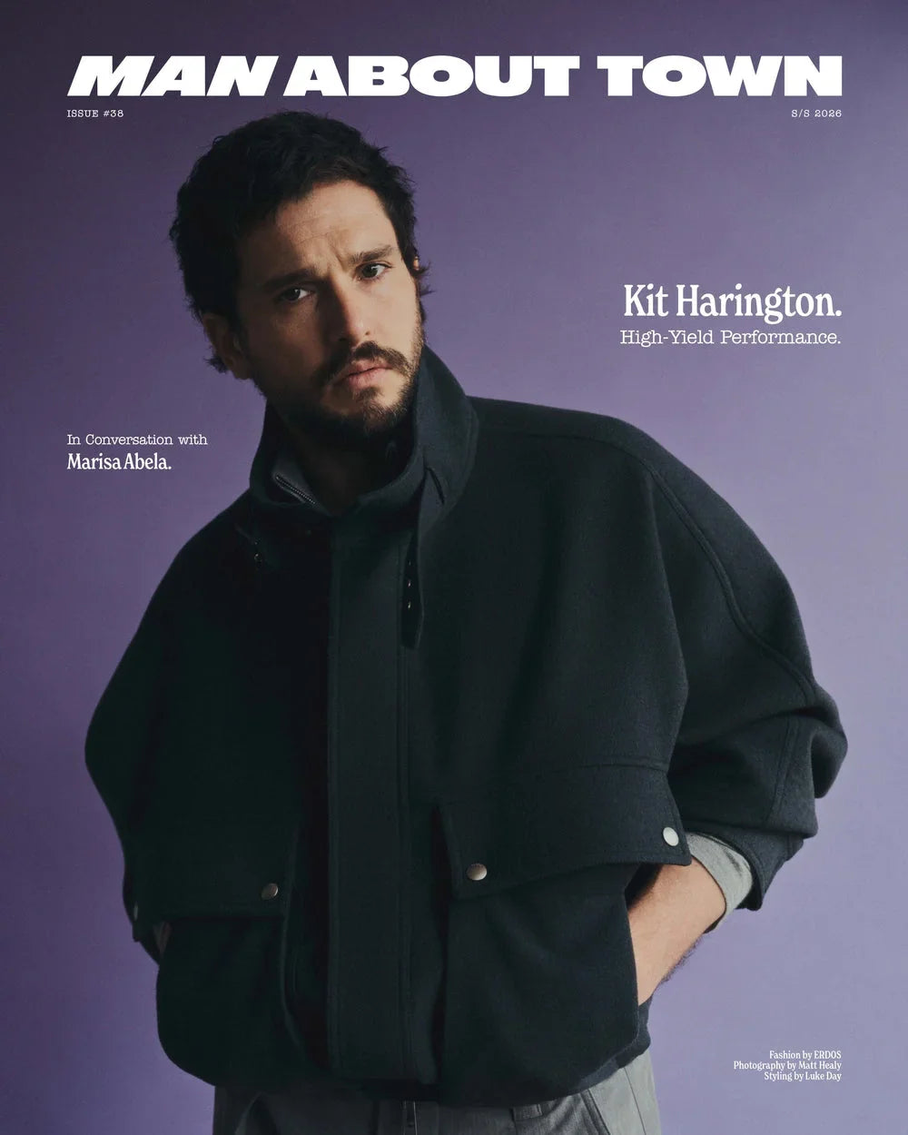 Man About Town Magazine Issue 38 2026 - Kit Harington Cover
